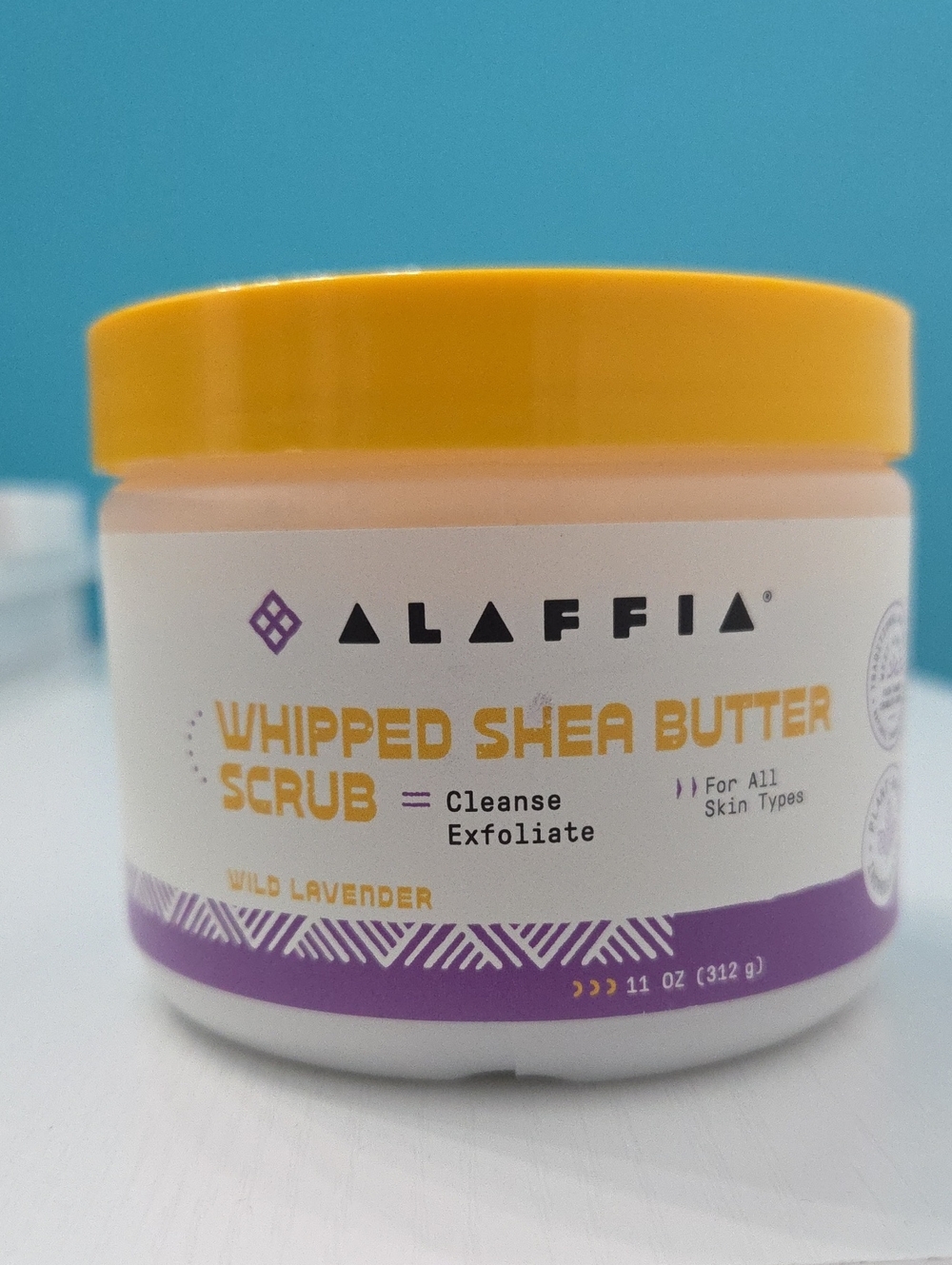 Alaffia Whipped Shea Butter Scrub - Wild Lavendar